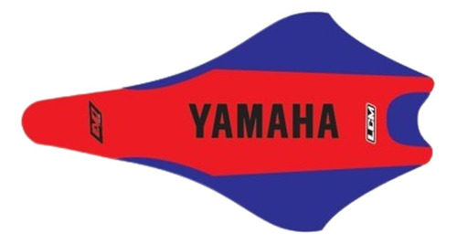 Funda Asiento Yamaha Rojo Azul Letra Negra Yfz 450r Lcm
