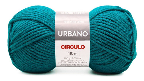 Fio Urbano Circulo 100g 110mts Tex 909 Crochê E Tricô Cor 5437- Olho Turco