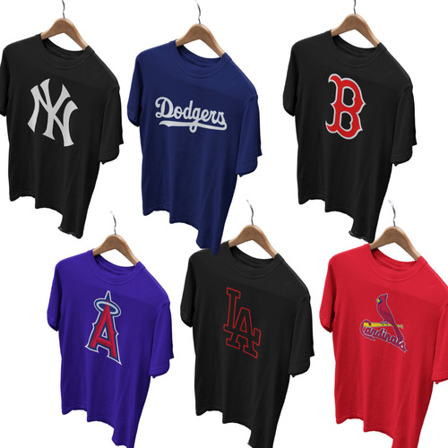 6 Playeras Algodon Mlb