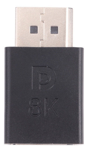 Para Adaptador Reto Displayport Macho Para Displayport Fêmea