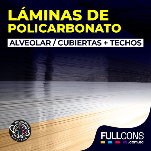 Imagen 3 de 3 de Lámina Policarbonato Alveolar Transparente Techo Precio