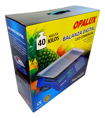 Balanza Digital 300kg 5 Memorias Op-gs300 Opalux