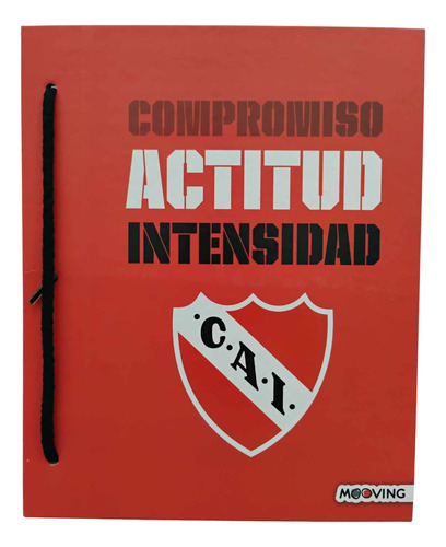 Carpeta Independiente Numero 3 Dos Tapas Color Rojo