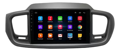 Para Kia Sorento 2016-2020 Android Estéreo 4gb+32gb Carplay Negro