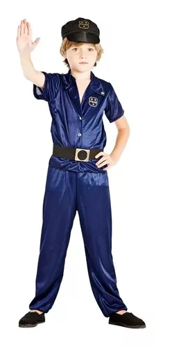 Disfraz De Policía Niño Marca Candela Incluye Accesorios