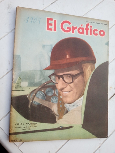 El Grafico N.1908 - 16/03/56 - Carlos Najurieta Coches Sport