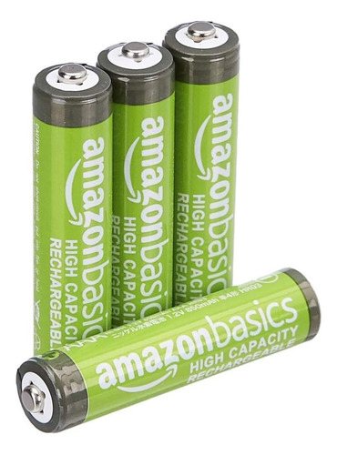 Paquete De 4 Pilas Recargables Aaa Amazon Basics 850 Mah