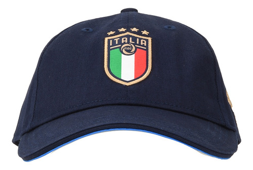 Gorra Puma Figc Team En Negro Y Azul Unisex | Dexter