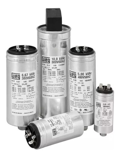 Unidade Capacitiva Trifásica Ucwt7,5v25 7,5kvar 220v Weg