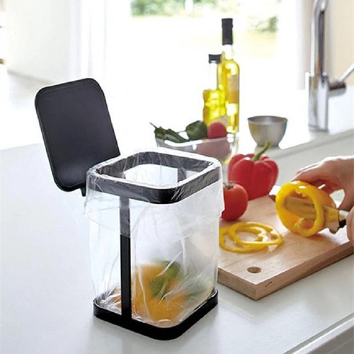 Cf Mini Lixeira De Mesa Com Tampa Estilo Japonês