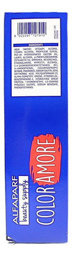 Tinte Cabello Alfaparf Color Amore 90 Ml + Peróxido 135 Ml 1 Negro