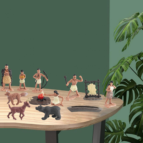 12 Figuras Indias, Figuras Americanas, Juguetes Educativos,