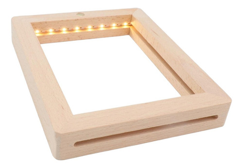Marco De Fotos De Madera Decoración Táctil Creativa