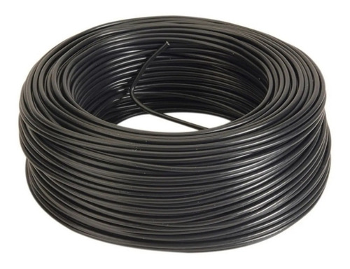Cable Bajo Goma 3x2 Mm Negro - Rollo De 100 Metros - Tyt