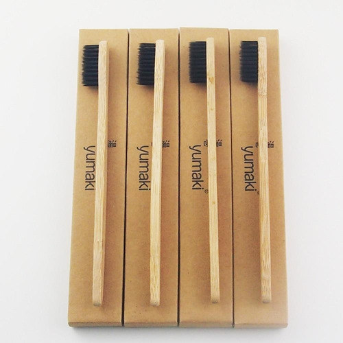 10 Cepillo De Dientes De Bambú Ecológico 100% Orgánico!