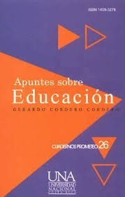 Apuntes Sobre Educación. Gerardo Cordero