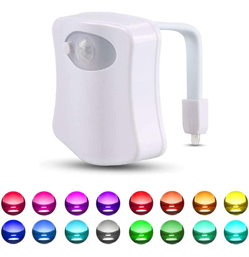 Luces Led Para Hinodoros Con Sensor Movimiento 16 Colores