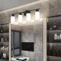 Comprar Aipsun 4 Accesorios De Baño, Tocador Negro Hacia Arriba Y Ha