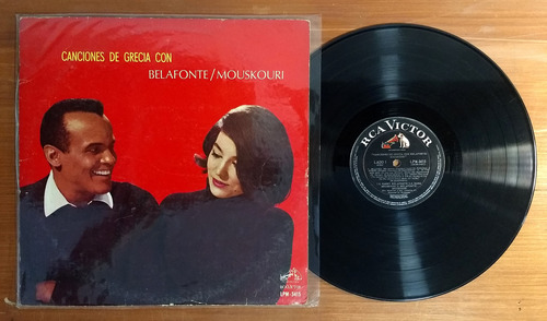 Harry Belafonte Nana Mouskourii Canciones De Grecia Disco Lp