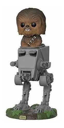 Funko Pop Deluxe: Star Wars-chewbacca En At-st Collectible