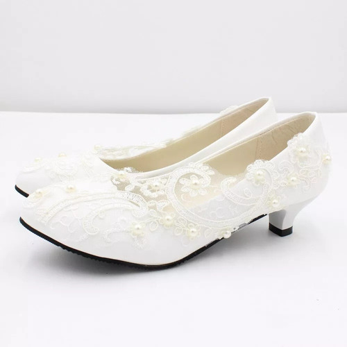 Zapatos Planos, Para Bodas Y Novias, Tallas Para Mujer [u]