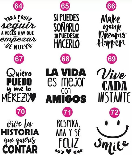 30 Vinilos De Corte 10x10 Para Botellas Frases Positivas Mercado Libre 30 Vinilos De Corte 10x10 Para Botellas Frases Positivas Mercado Libre
