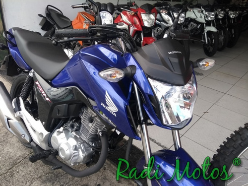 Imagem 2 de 25 de Honda Cg 160 Fan 0km Azul