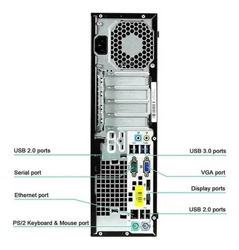 Imagem 3 de 6 de Cpu Elitedesk 705 G1 Amd 8gb 500gb Vídeo Radeon Monitor 22'