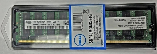 Memoria Dell A9781930 64gb 2666mhz Pc4-21300 Ecc Registered