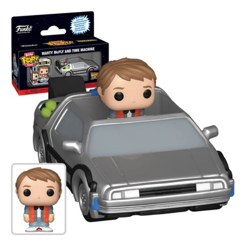 Funko Bitty Pop Rides Marty Time Machine Back To The Future