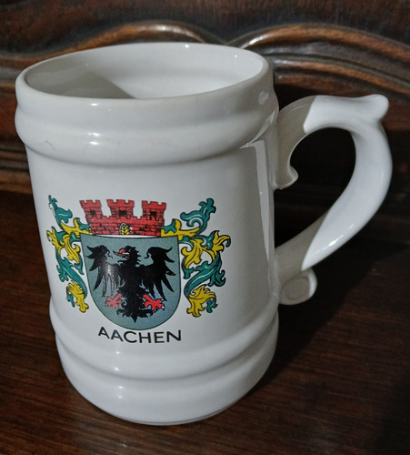 Vasos De Cerveza Con Escudos Alemanes - 3 Unidades Blanco (Usado)