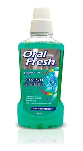 Oralfresh Enjuague Bucal Menta Fresca 250 Ml