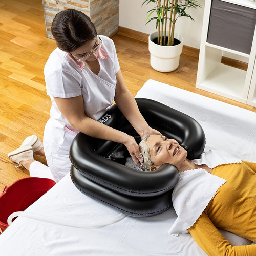 Lavabo Inflable Para Champu Lavado Cabello Estetica Casa Gad