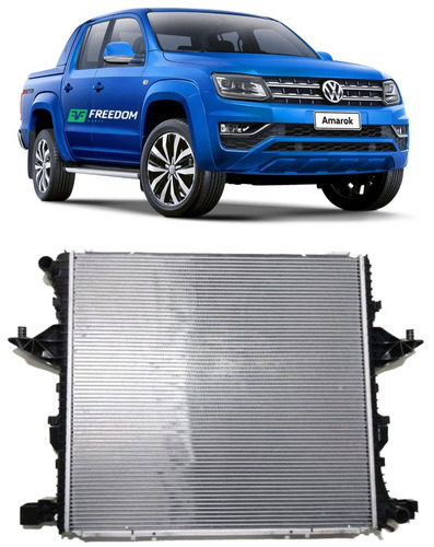 Radiador De Agua Vw Amarok 2.0 Turbo Diesel