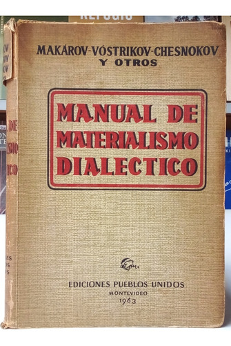 Manual De Materialismo Dialéctico - Makarov, Vostrikov 