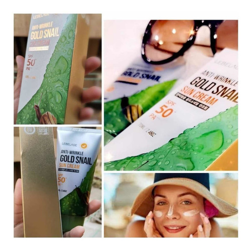 Crema Coreana Protector Solar / Áloe Vera Spf50+ Pa+++ (1pz)