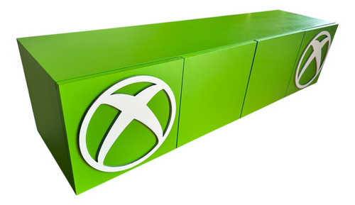 Estante Xbox Series S Y X Neón Verde Instalación Fácil Verde Lima