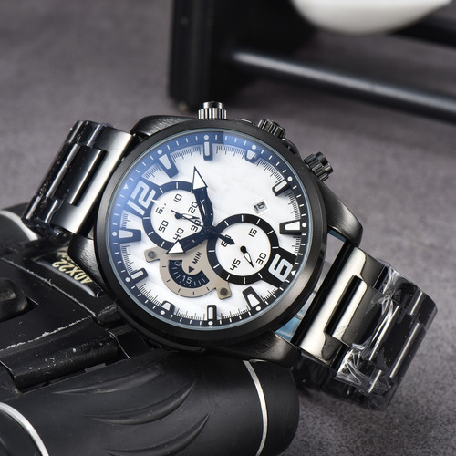 Mechanical Watch Men Fashion Steel Strap 43mm