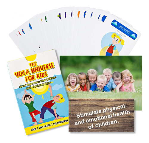 Tarjetas De Yoga Para Niños Guía De Asanas Y Equilibrio