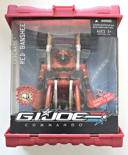 Gi Joe Sigma 6 Gi Joe Cobra Red Banshee 2006 Lacrado Raro (Usado)