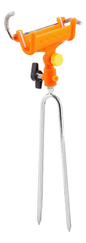 Soporte De Varilla De Pesca Para Soporte De Poste Amarillo
