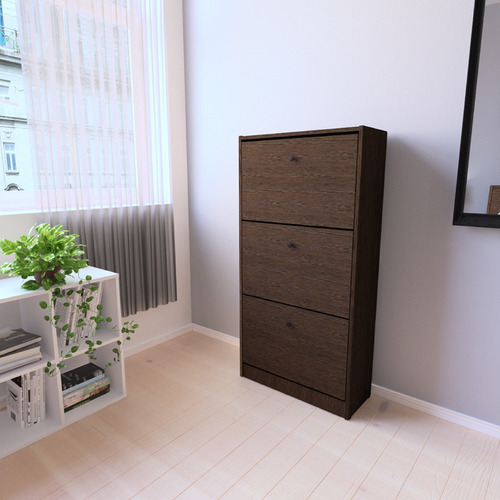 Zapatero Botinero 18 Pares Mueble Organizador Blanco Hogar Roble