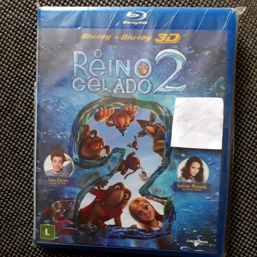 O Reino Gelado / 2 Bluray 2d E 3d Original