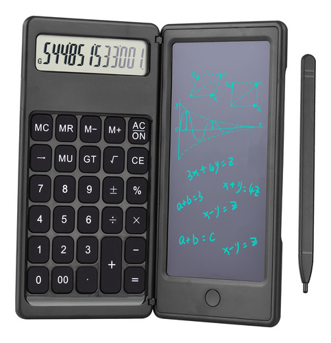 Calculadora Plegable C/tableta De Escritura Y Dibujo Lcd 6