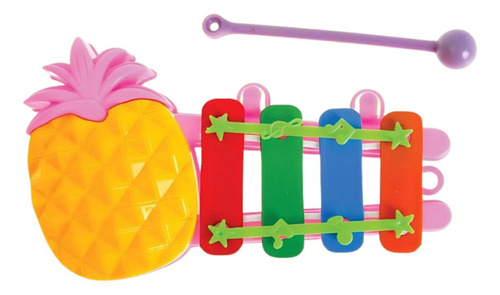 Xilofone Animais Brinquedo Musical Bebê Infantil Cor Frutas Coloridas
