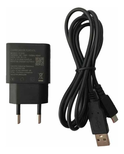 Carregador Turbo Tipo C Ton D230 Cor Preto