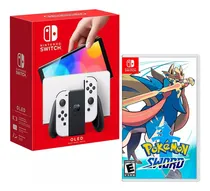 Comprar Consola Nintendo Switch Modelo Oled Blanco + Pokemon Sword