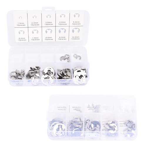 Anillos De Retención Snap M1.5-10 Miniportátiles, 120 Unidad