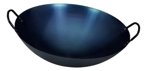 Wok De Hierro, Redondo, Práctico, Multiusos, 36 Cm