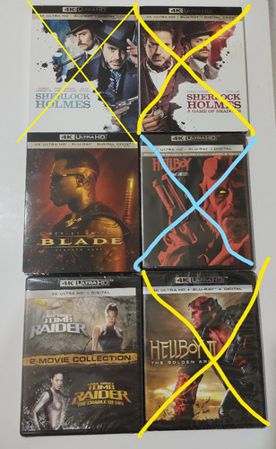 Lote De 15 Peliculas Blu Ray En 4k Se Pueden Vender Separado (Usado)